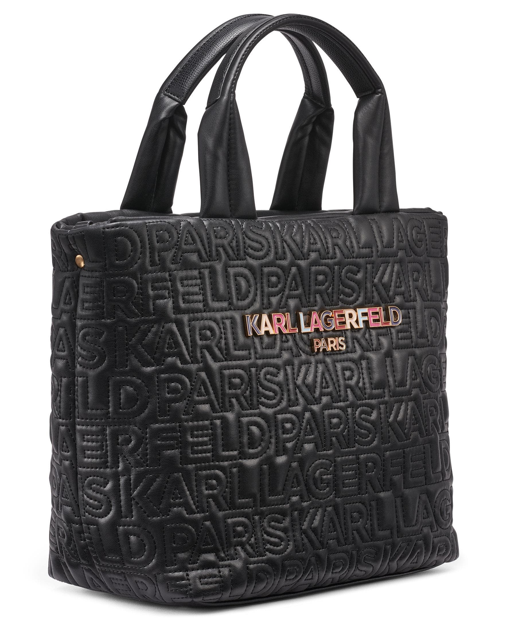 KARL LAGERFELD PARIS Voyage Med Tote, Alternate, color, 