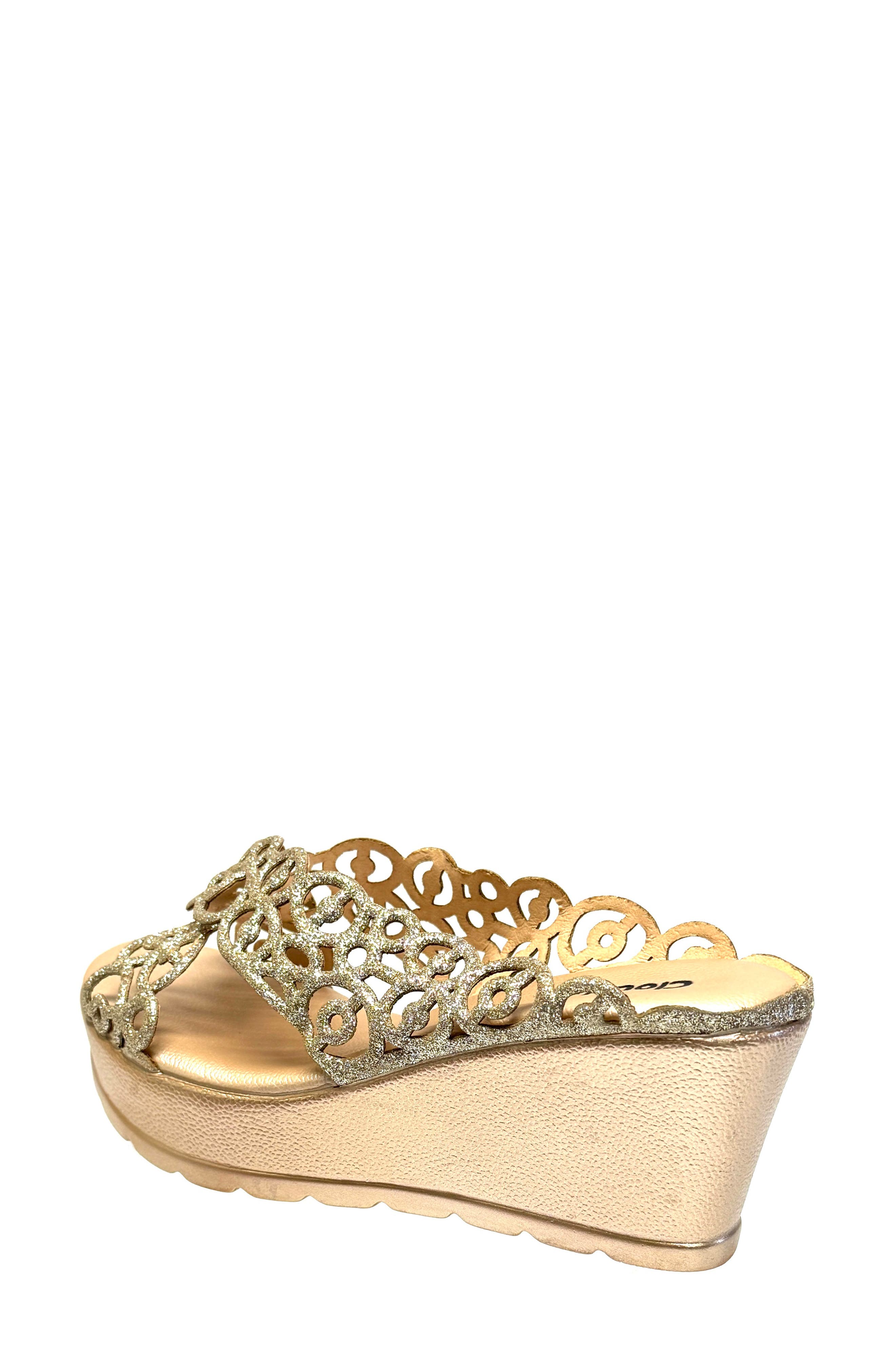 Magic Wedge Sandal, Alternate, color, CHAMPAGNE