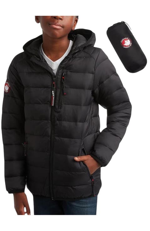 Boys
 Lightweight Packable Puffer Jacket