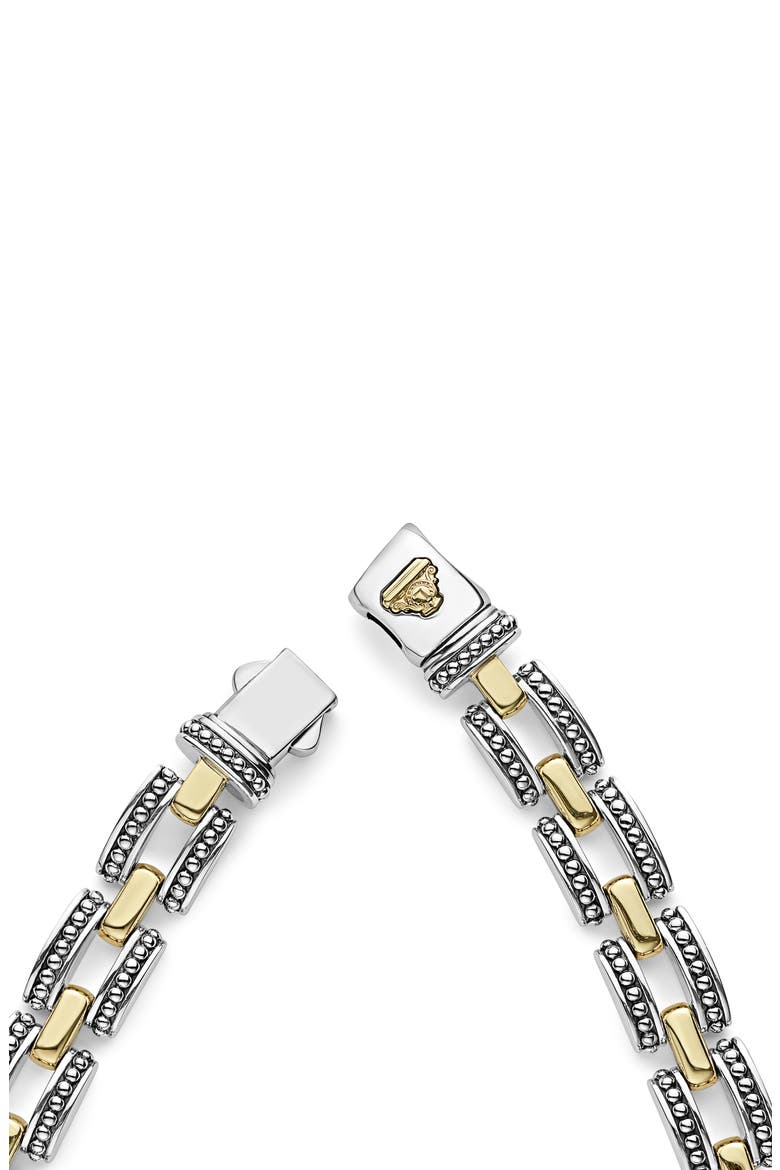 High Bar Link Collar Necklace, Alternate, color, TWO-TONE