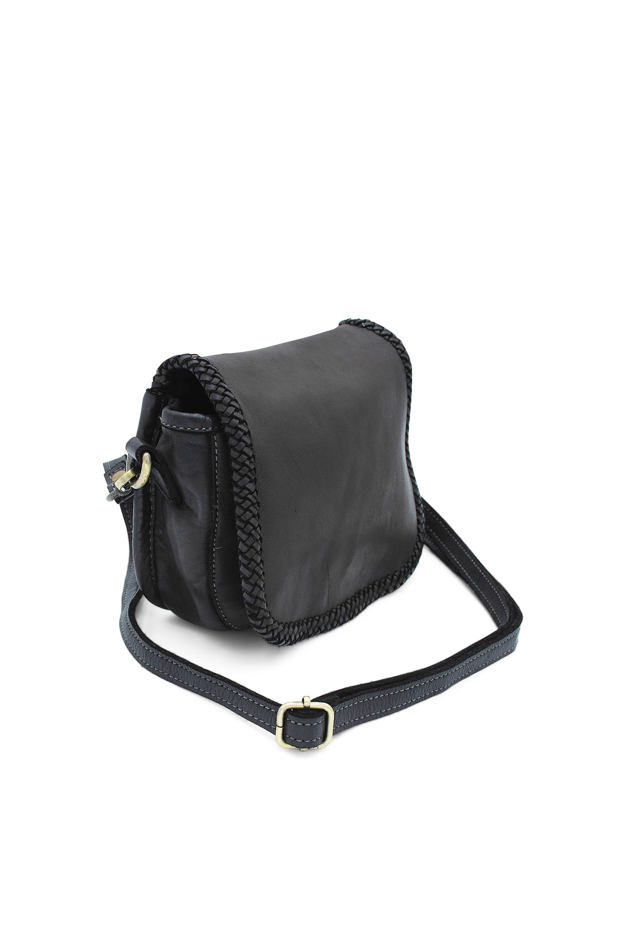 Bolsa Nova Naples Saddle Bag, Alternate, color, Black