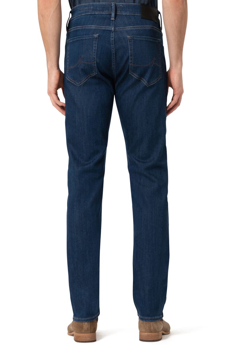 Courage Straight Leg Jeans, Alternate, color, DARK BLUE REFINED