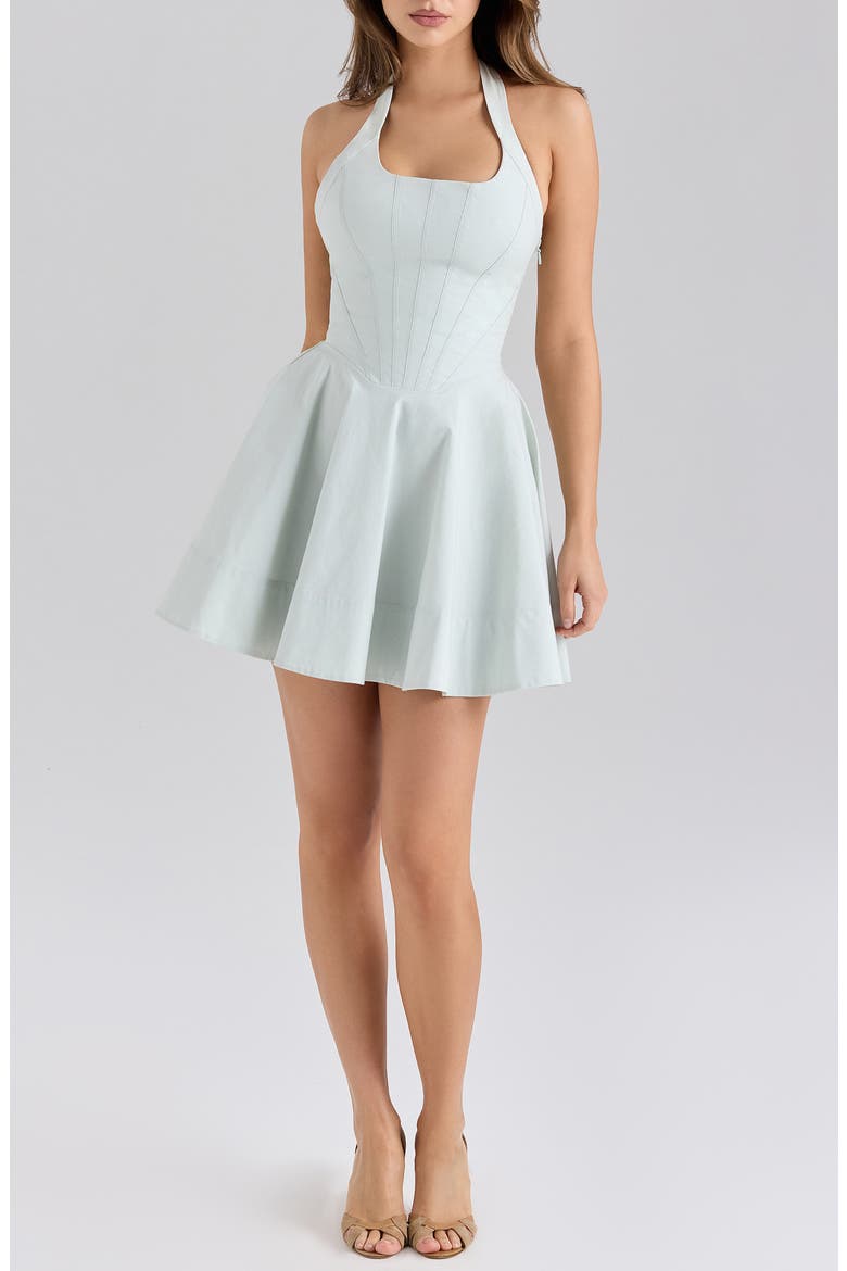 Sasha Halter Minidress, Main, color, PISTACHIO