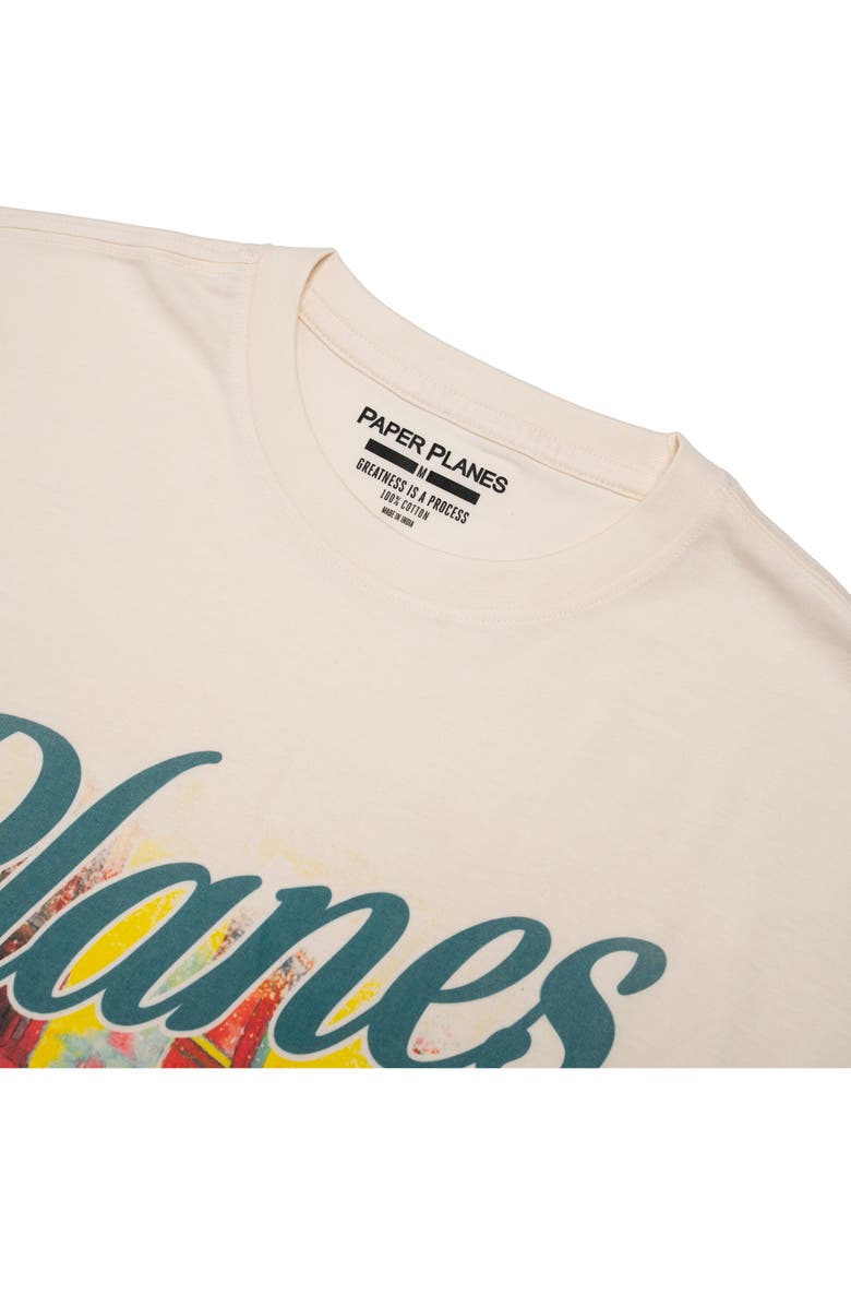 PAPER PLANES Planes Deli Cotton Graphic T-Shirt, Alternate, color, Eggshell