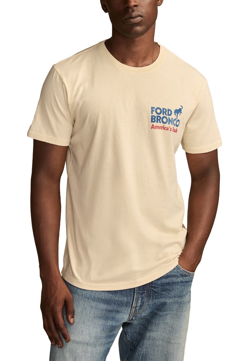 Ford Bronco Cotton Graphic T-Shirt, Main, color, BONE WHITE