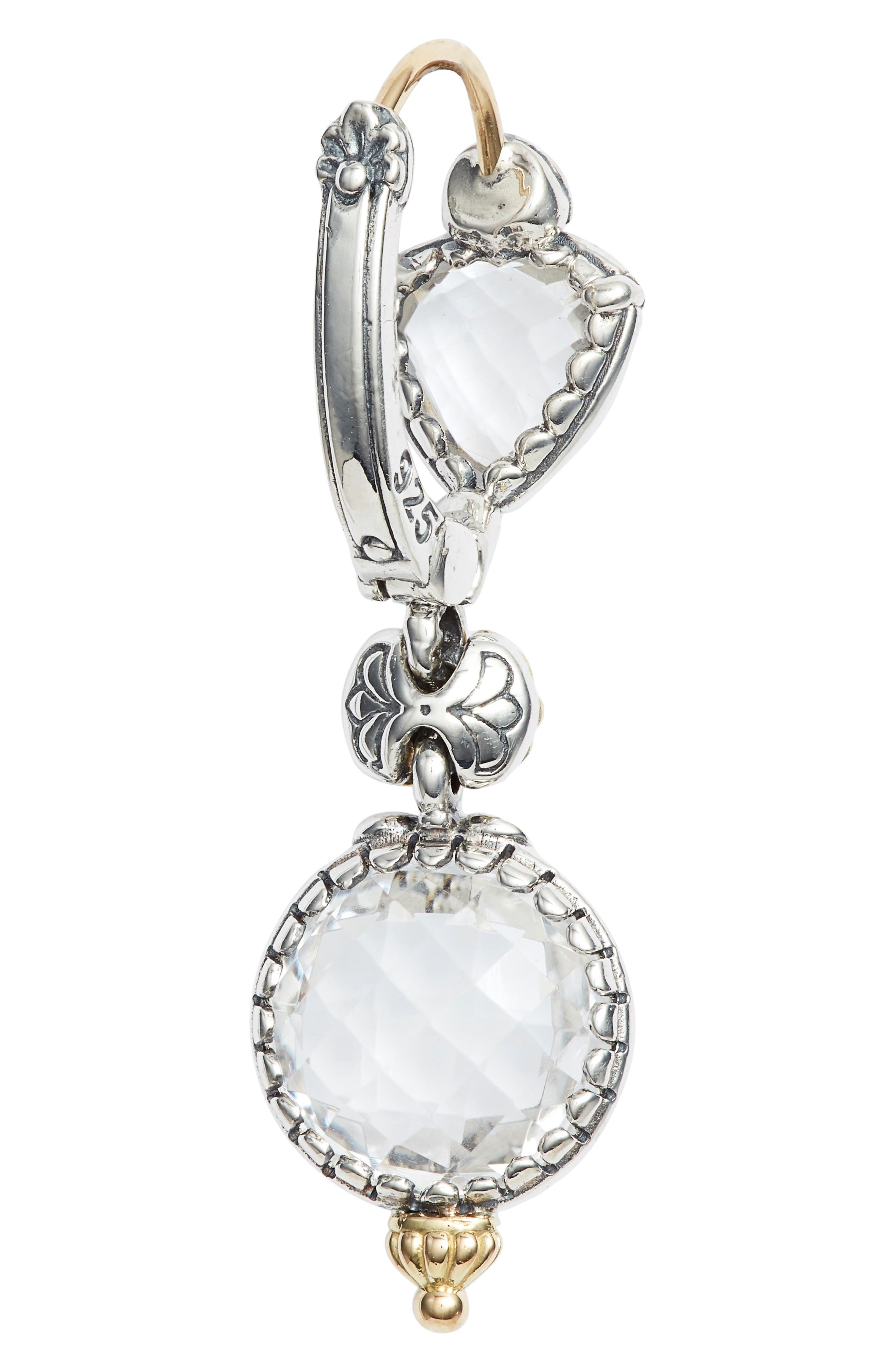 Konstantino Pythia Double Drop Crystal Earrings (Women) | Nordstrom