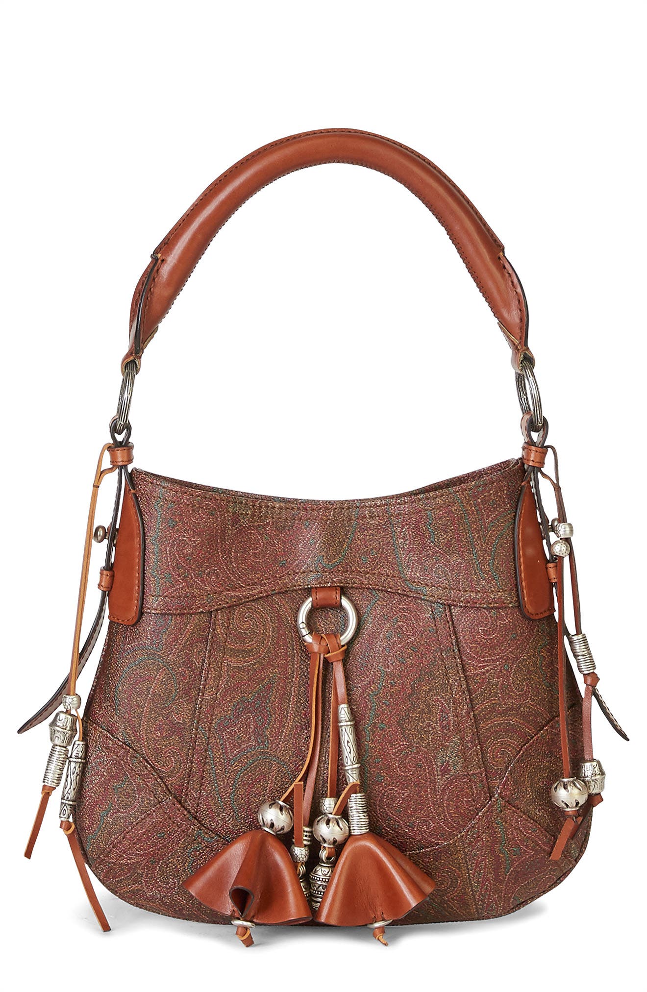 Etro Dreamcatcher Paisley Jacquard Hobo Bag, Main, color, 