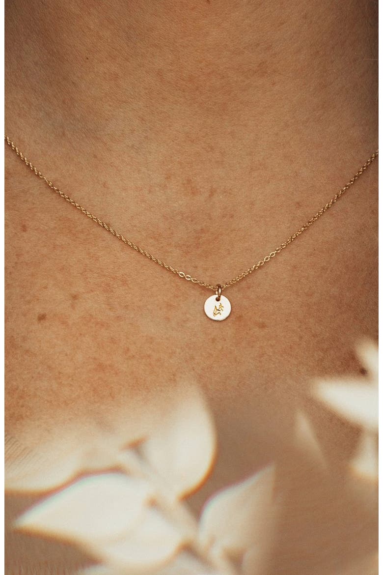 May Birth Flower Necklace, Alternate, color, Silver