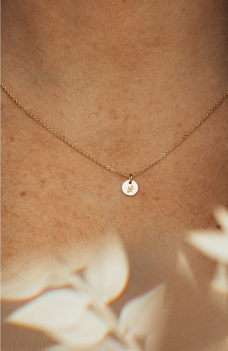 MADE BY MARY May Birth Flower Necklace, Alternate, color, Silver