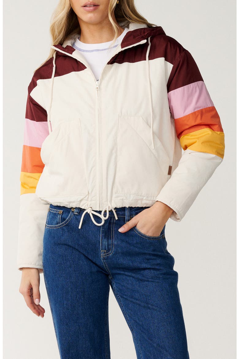 Keepsakes Insulated Bomber Jacket, Main, color, DARK PLUM