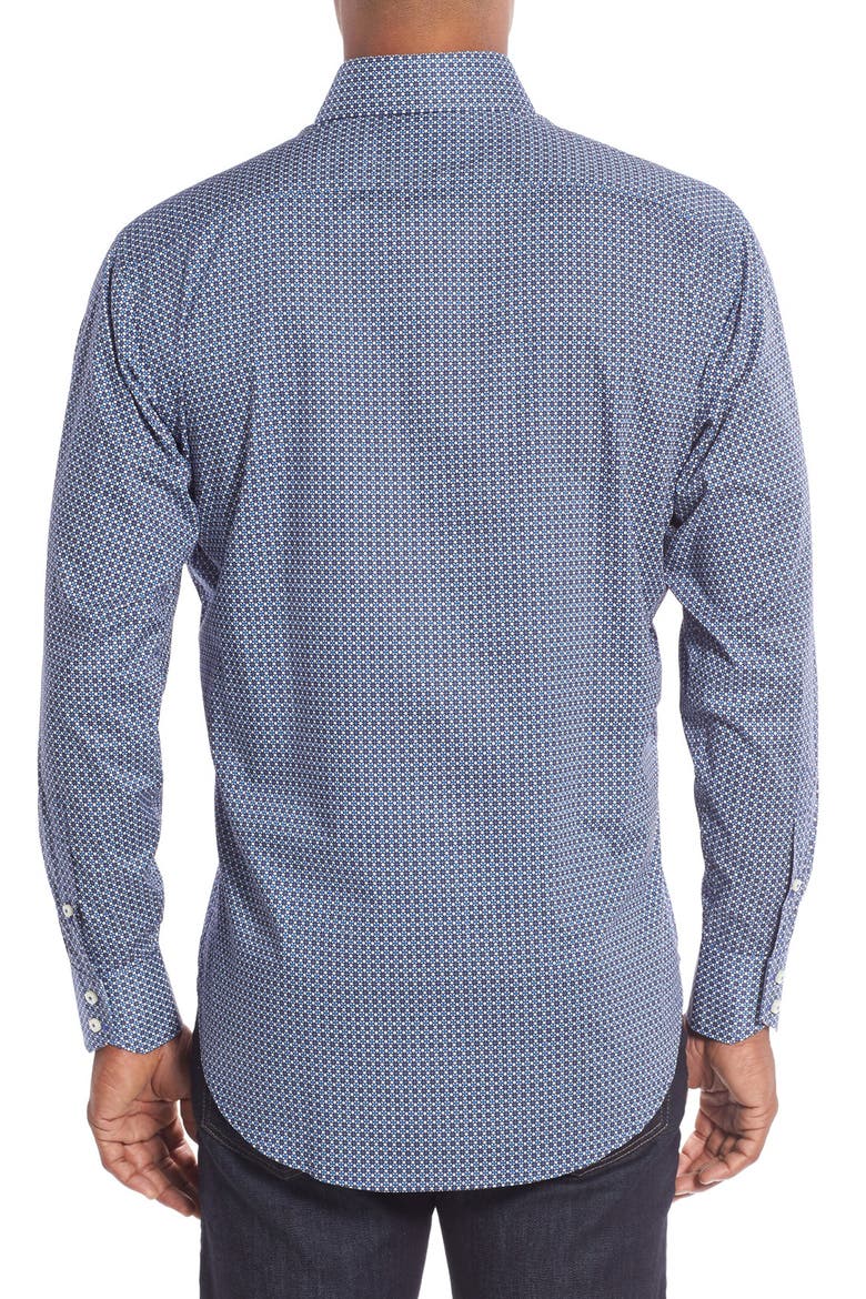 Regular Fit Sport Shirt, Alternate, color, BLUE