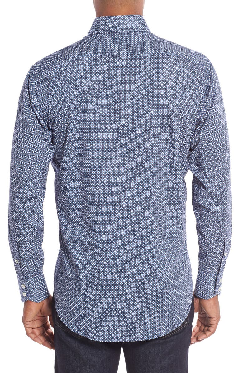 Thomas Dean Regular Fit Sport Shirt, Alternate, color, 