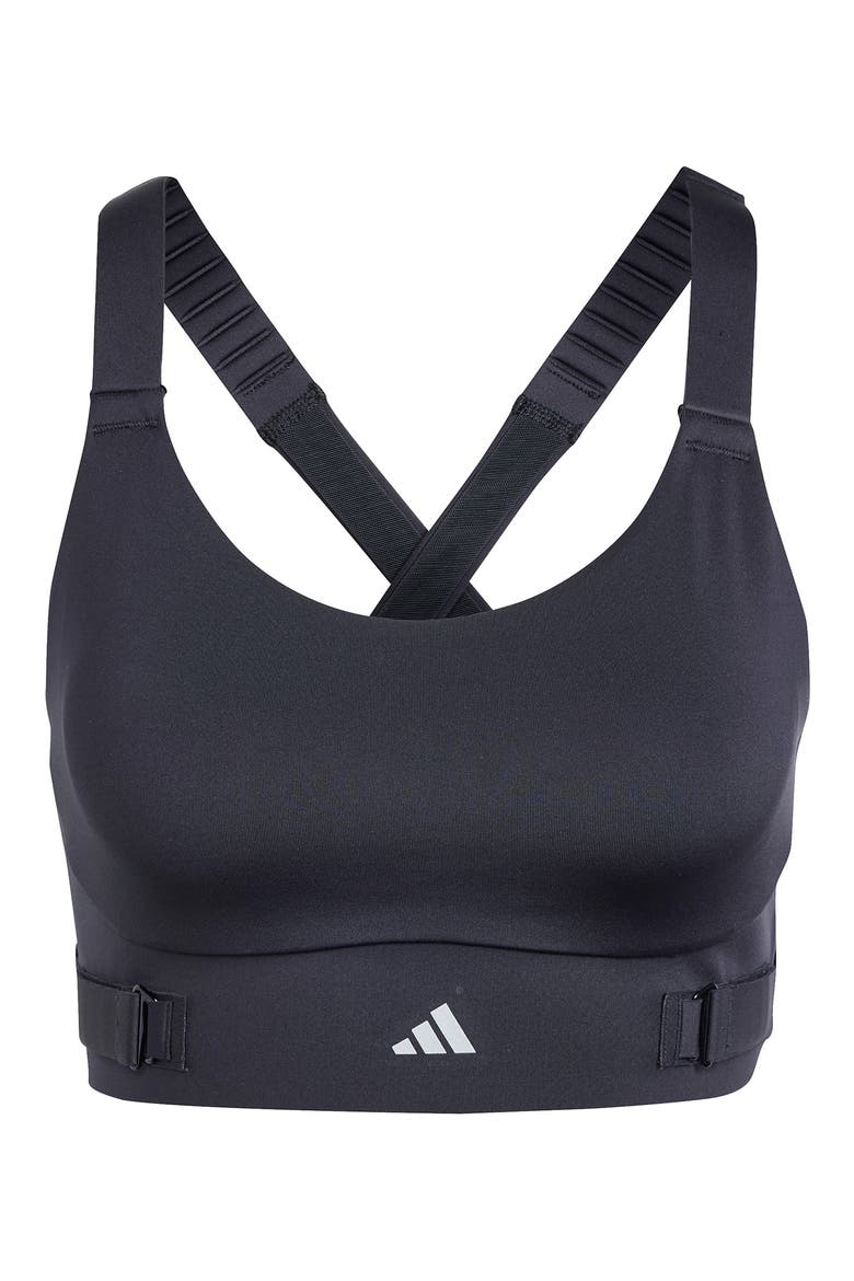 FastImpact Luxe Run High Support Sports Bra, Main, color, BLACK