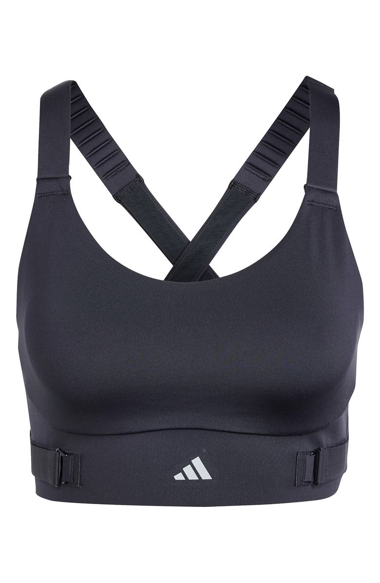 adidas FastImpact Luxe Run High Support Sports Bra, Main, color, 