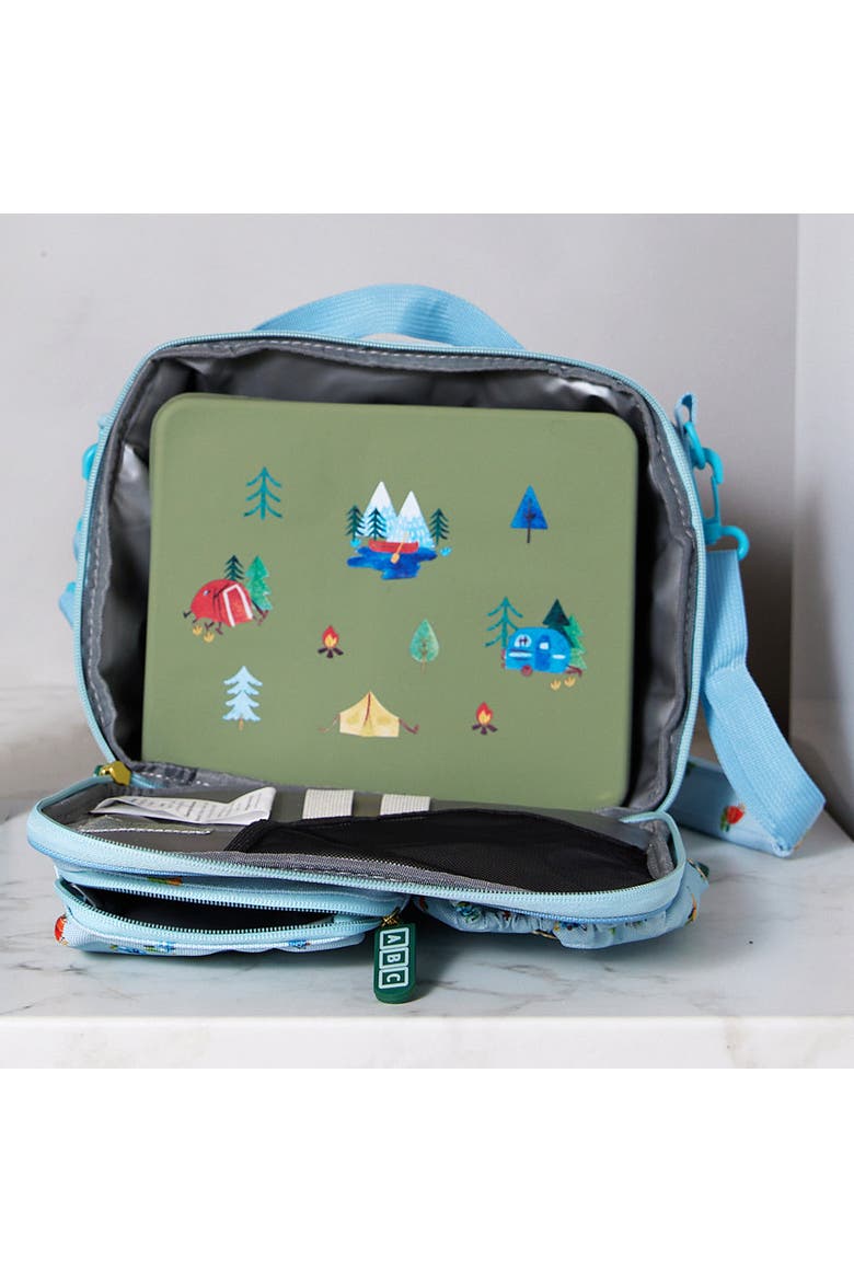 Bento Box and Lunch Bag Set, Alternate, color, Camper Sage Green