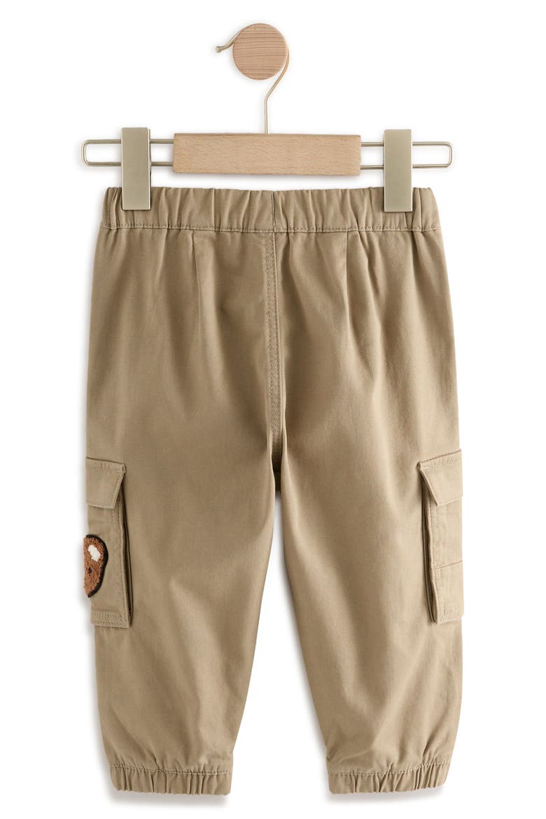 Kids' 3D Character Cargo Pants, Alternate, color, TAN