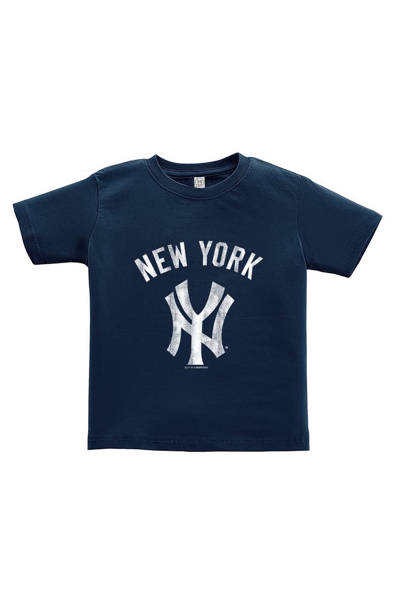 Toddler Soft as a Grape Navy/Gray New York Yankees Cooperstown Collection Two-Pack T-Shirt Set, Alternate, color, Navy