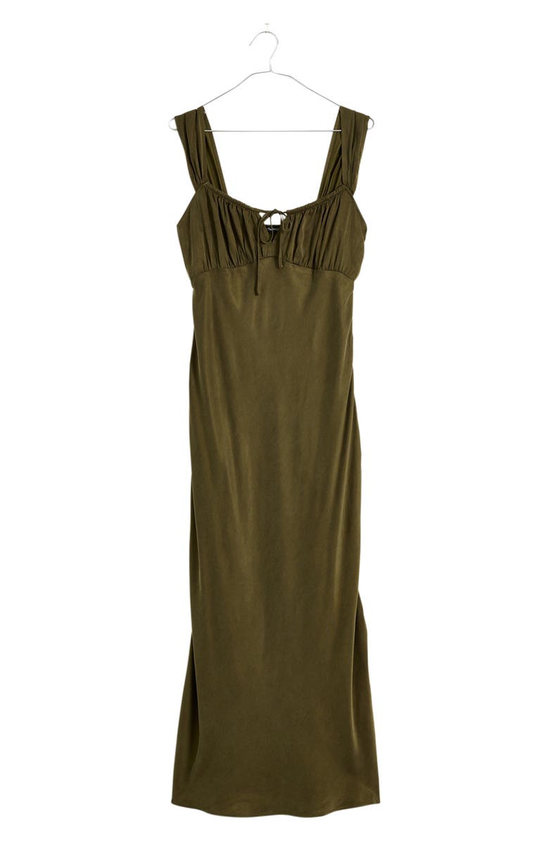 Madewell Square Neck Midi Dress, Alternate, color, 