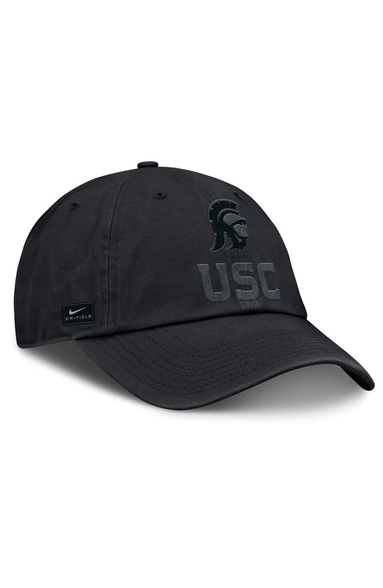 Nike Men's Nike Black USC Trojans 2025 Sideline Club Adjustable Hat, Alternate, color, 