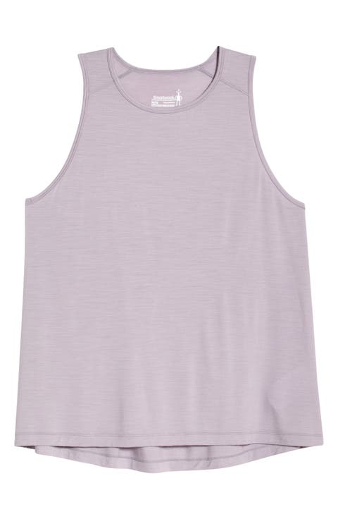 Ultralite High Neck Merino Wool Blend Tank