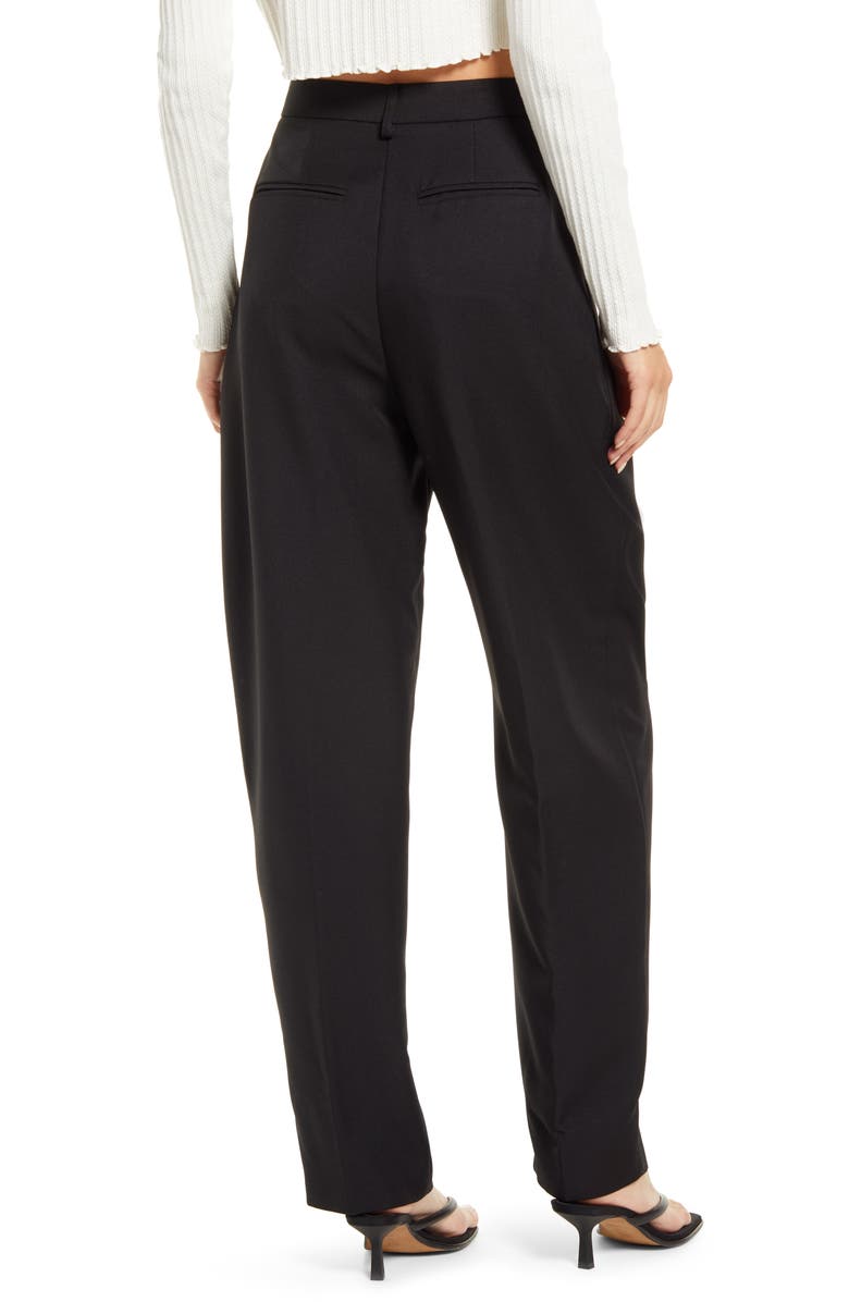 Topshop Straight Leg Trousers, Alternate, color, 