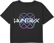 KPop Demon Hunters Girl's KPop Demon Hunters Huntrix Holographic Band Logo  Graphic T-Shirt