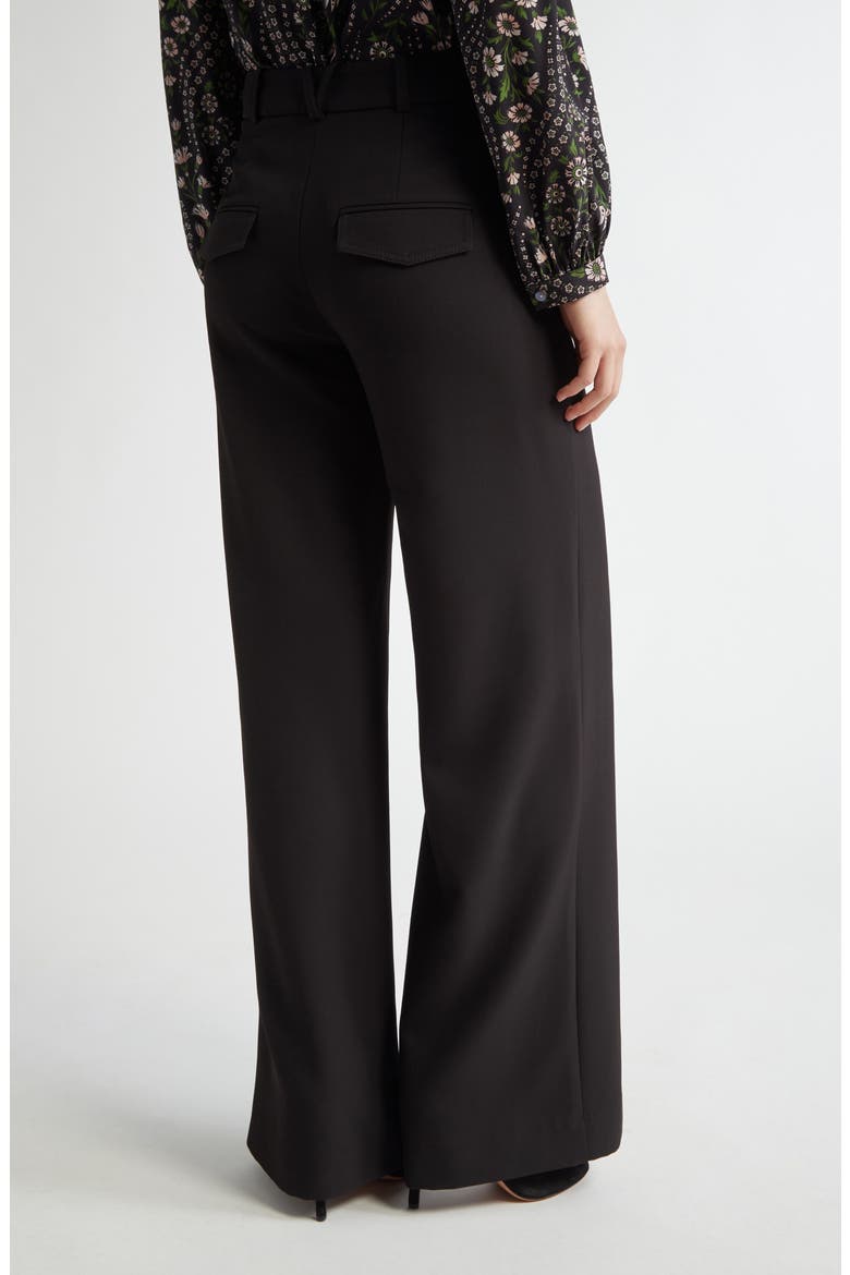 Cole Wide Leg Pants, Alternate, color, BLACK