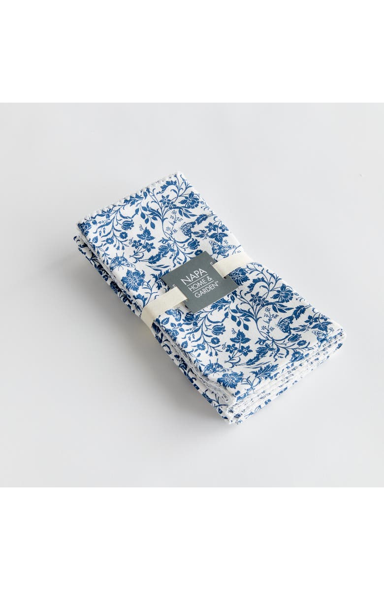 Napa Home & Garden Bella Napkins Set of 4, Alternate, color, Blue