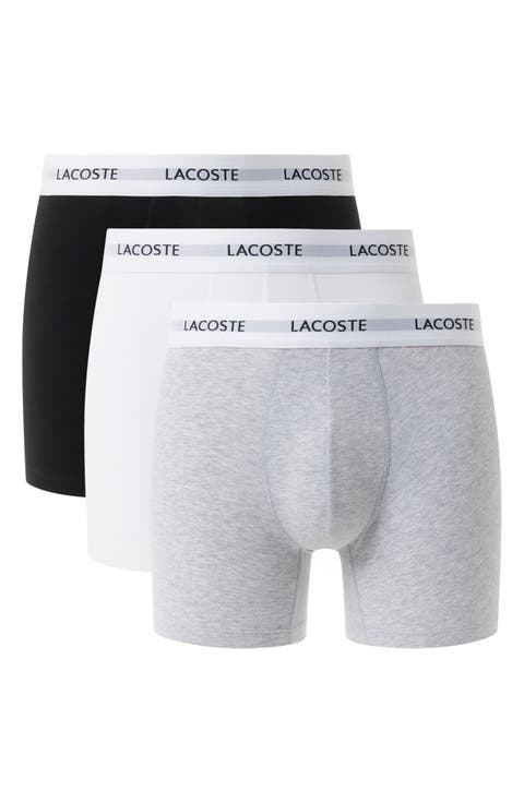 Core Essentials Assorted 3-Pack Stretch Cotton Boxer Briefs