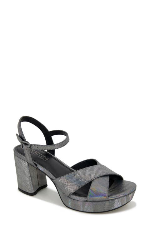 Reeva Metallic Platform Sandal (Women)