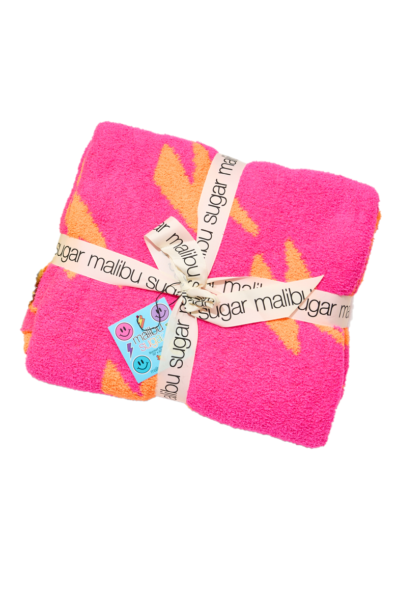 Reversible blanket, Main, color, Neon Fuchsia & Neon Orange
