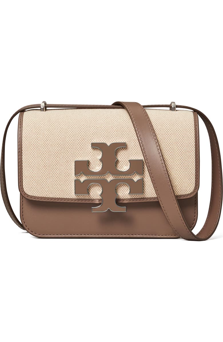 Tory Burch Eleanor Canvas Convertible Shoulder Bag, Main, color,