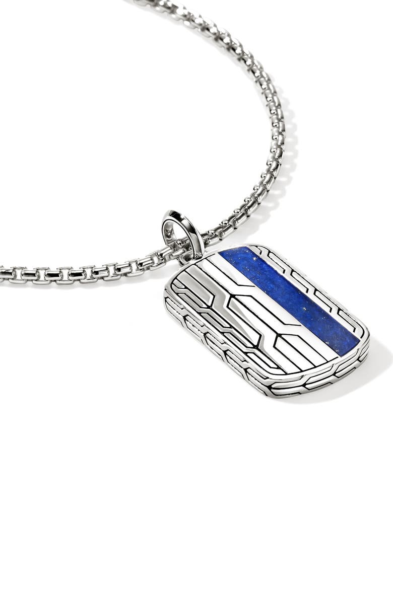 John Hardy Icon 50 Pendant Necklace, Alternate, color, Lapis Lazuli