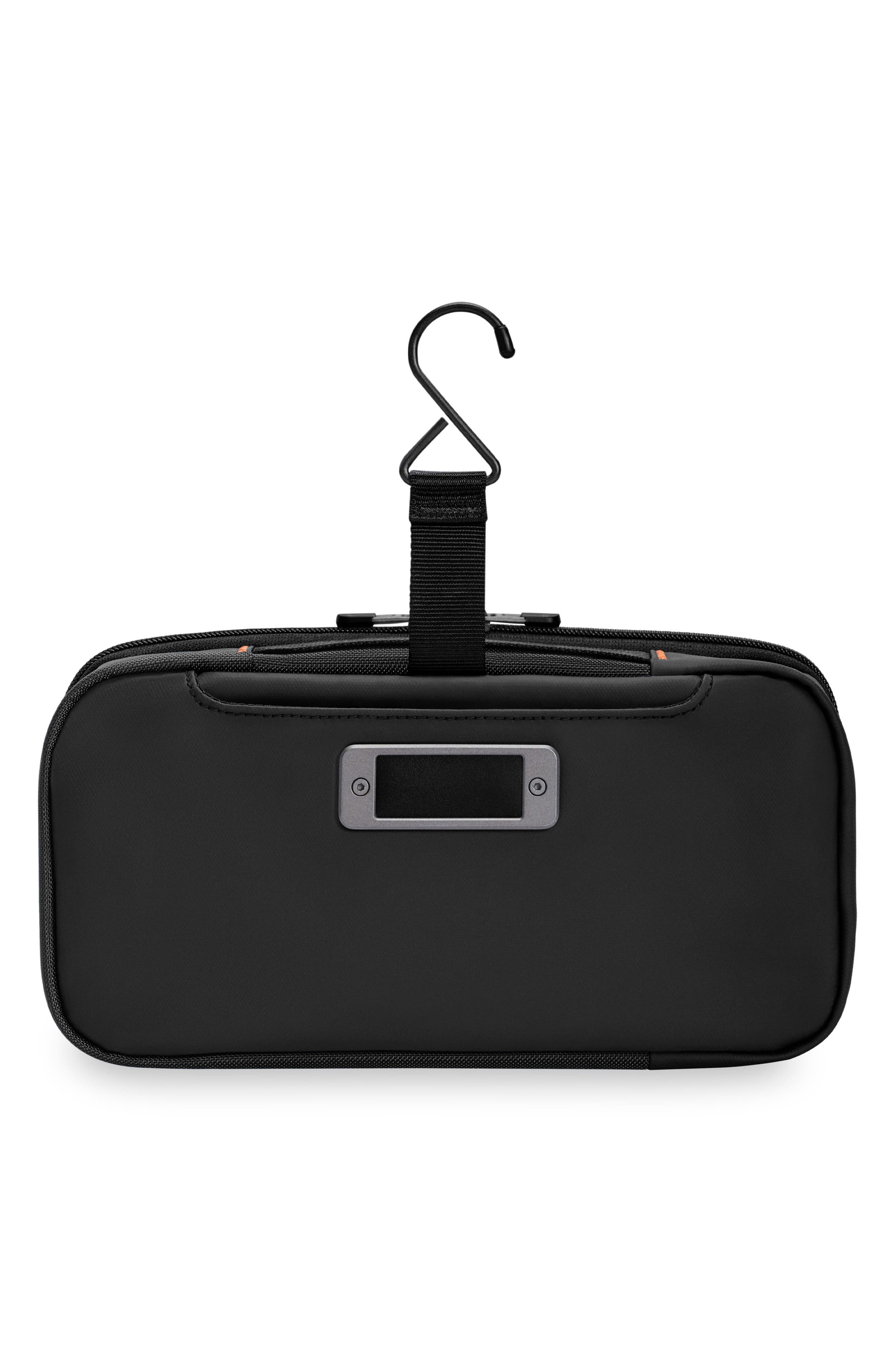 Briggs & Riley ZDX Hanging Toiletry Bag, Alternate, color, Black