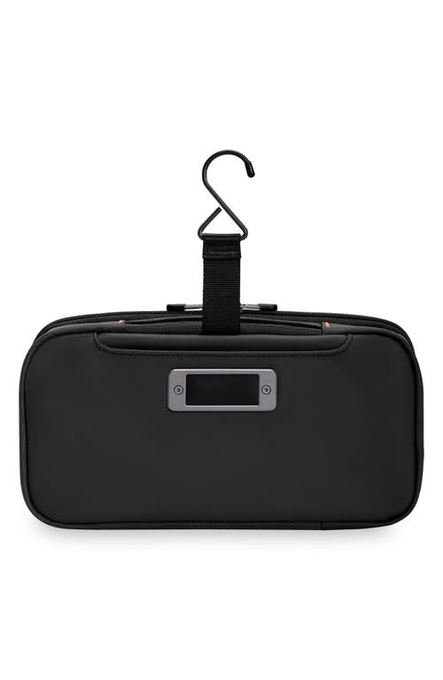 Briggs & Riley Zdx Hanging Toiletry Bag In Black
