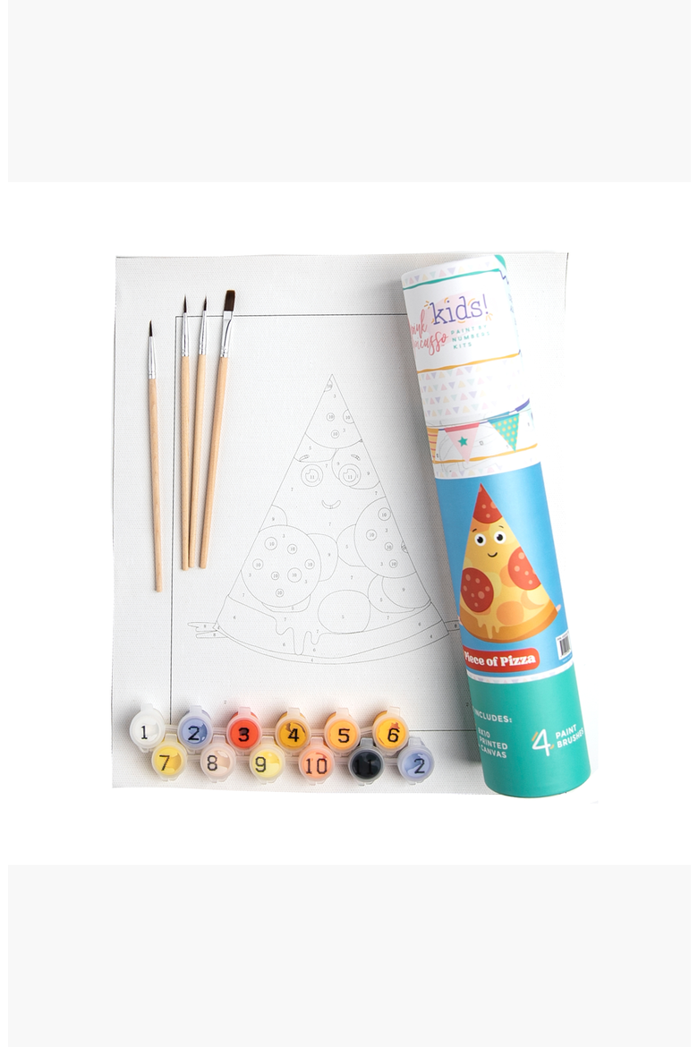 Piece of Pizza Paint by Numbers Kit, Alternate, color, Piece Of Pizza