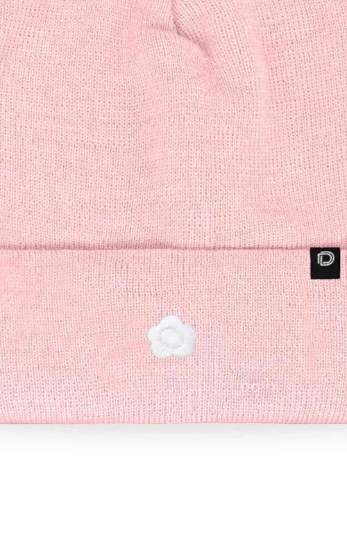 Dalix Lil Flower Beanie Cap In Pink