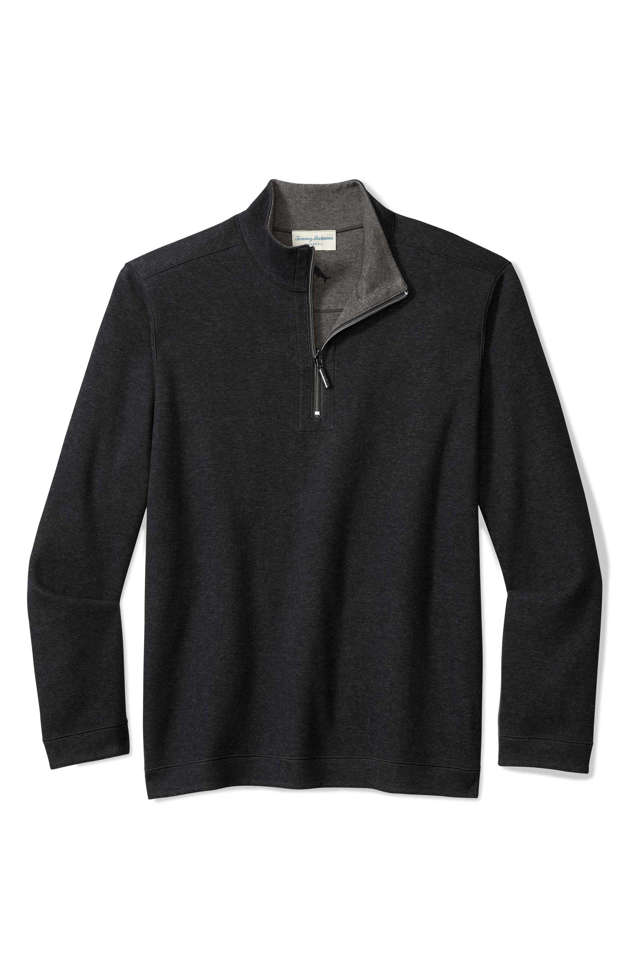 Tommy Bahama Flipview Reversible Half Zip Pullover