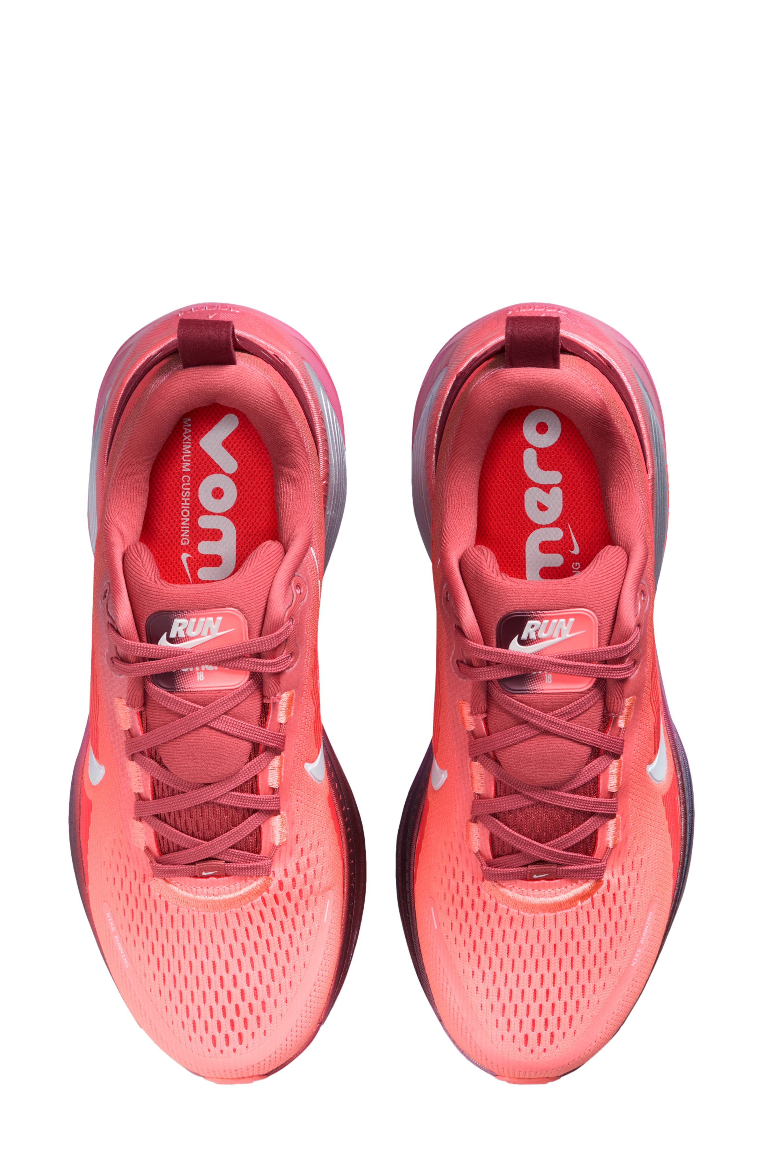 Nike Vomero 18 SE2 Running Shoe, Alternate, color, Redwood/ Crimson/ Pink/ Green