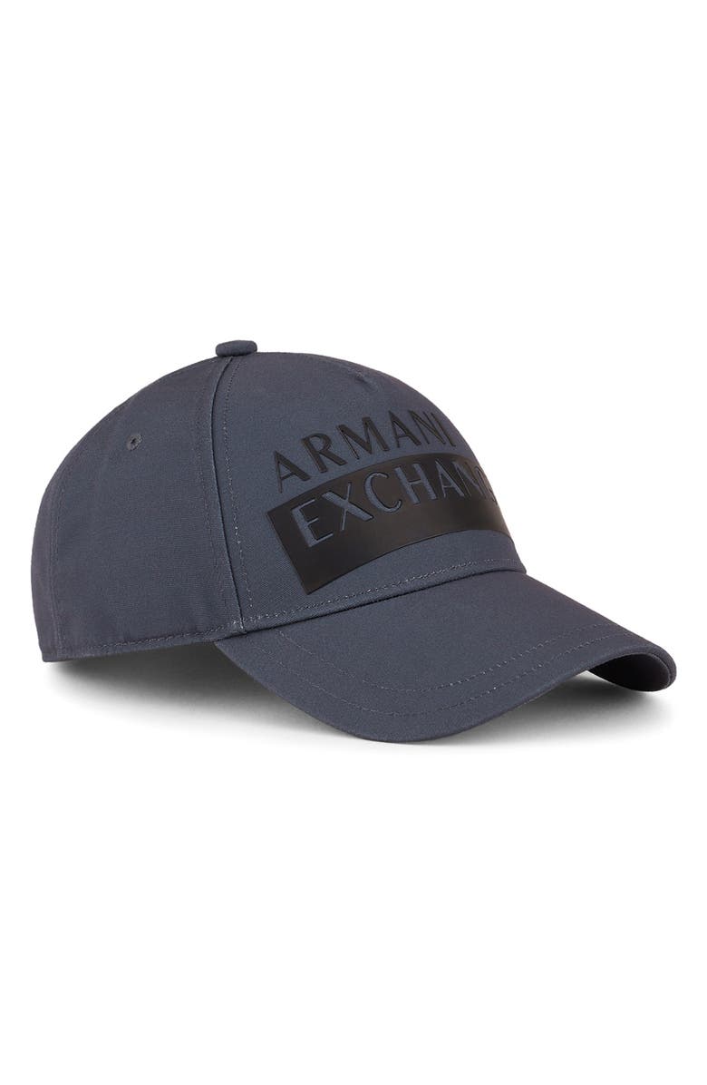 Armani Exchange Logo Baseball Cap, Main, color,