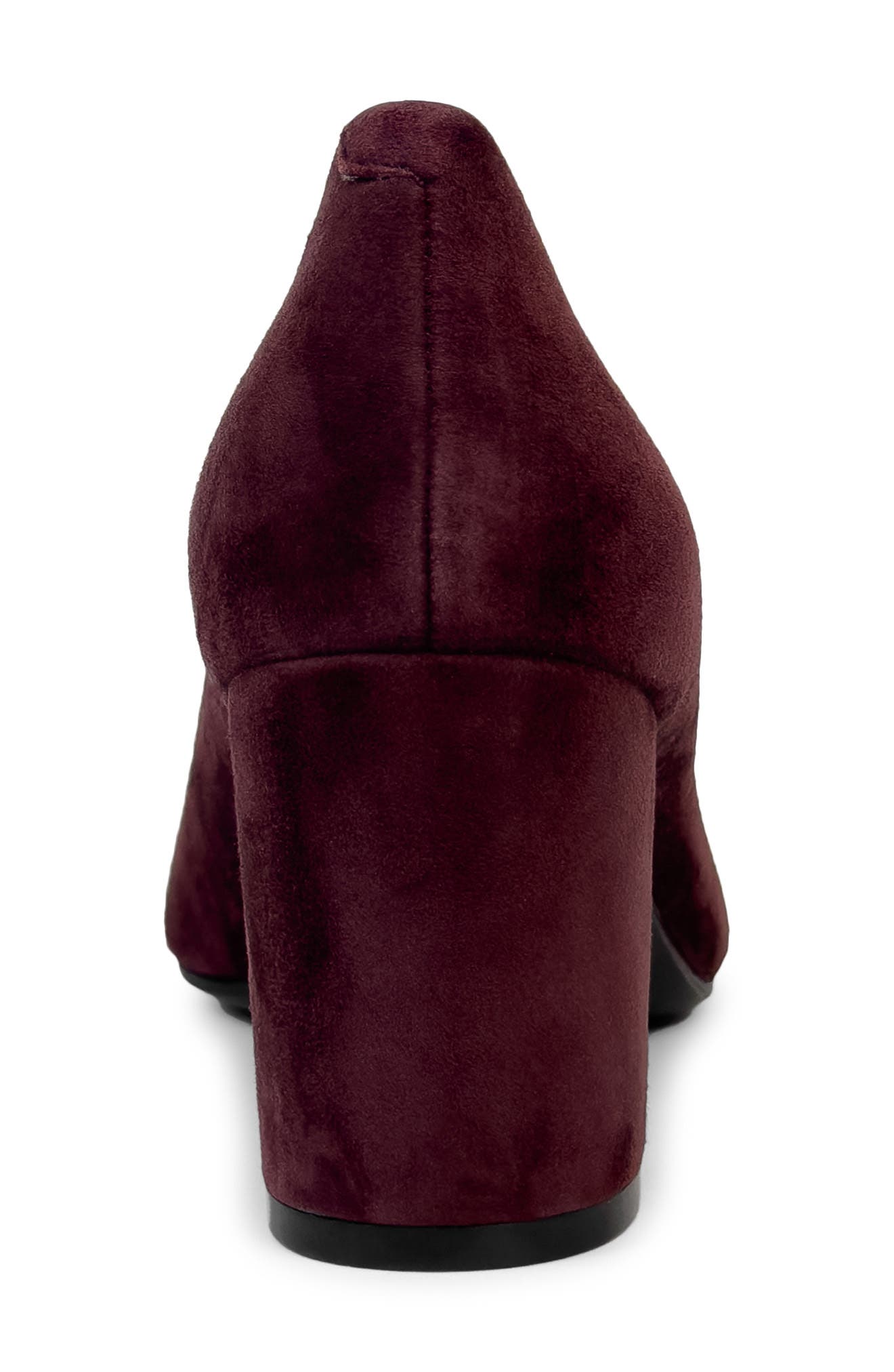 Aerosoles Betsy Almond Toe Pump, Alternate, color, Fig Suede