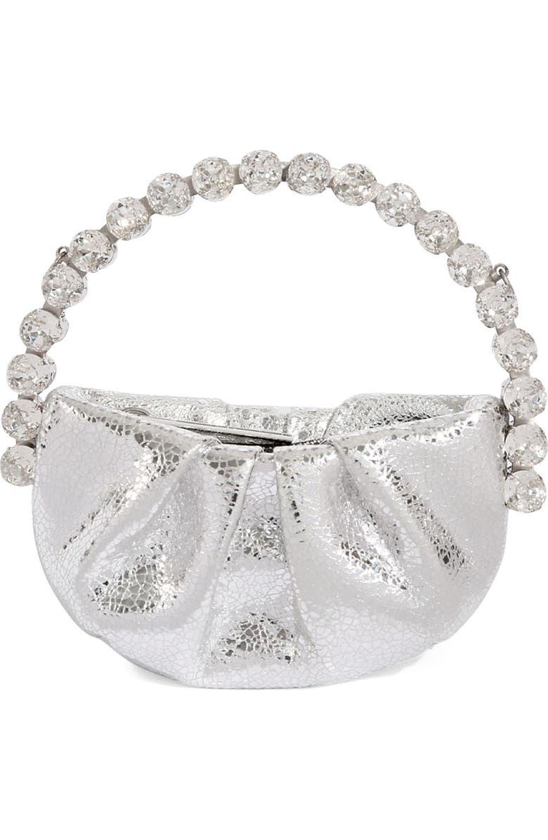 L’alingi Micro Eternity Crystal Top Handle Bag, Main, color,