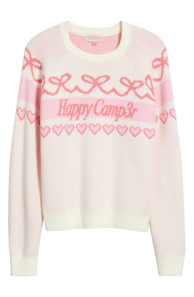 HAPPY CAMP3R Sweet Bow Blair Sweater, Alternate, color, Cream