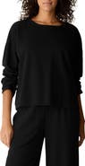 Eileen Fisher Waffle Knit Box Top