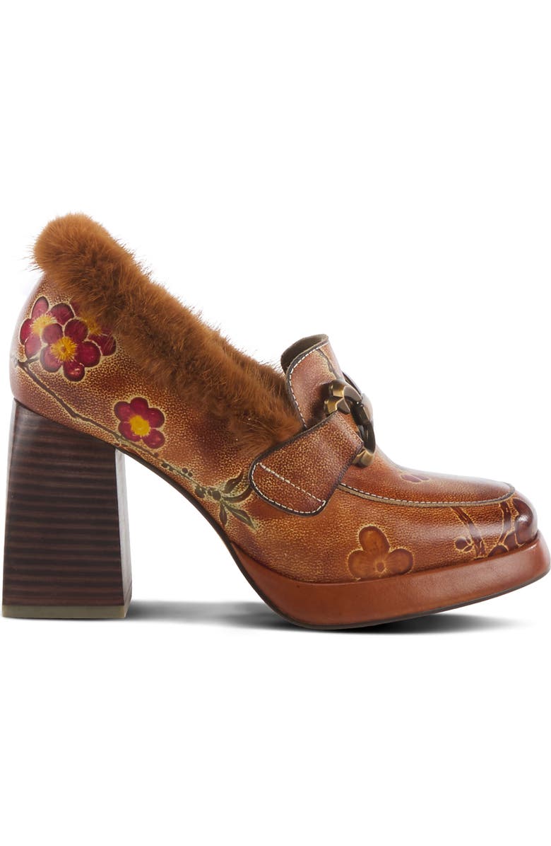 Spring Step Tancy Faux Fur Trim Loafer, Alternate, color,