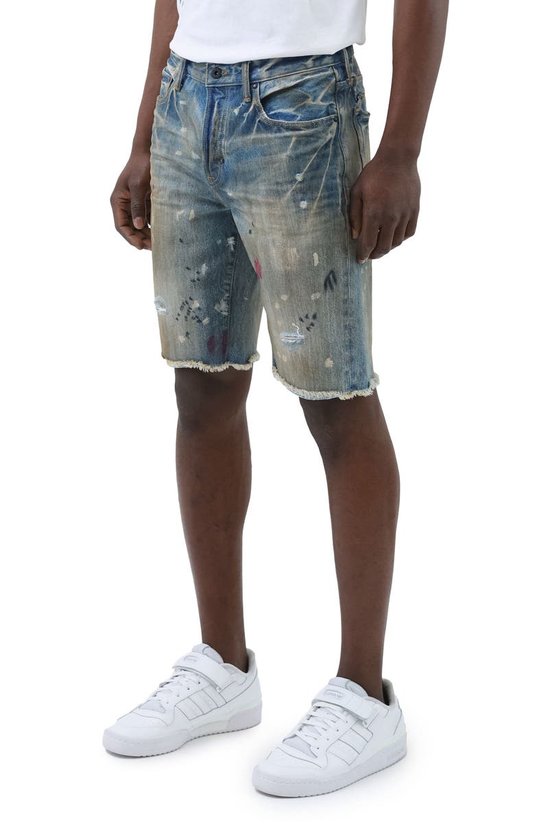 PRPS Punchy Cutoff Denim Shorts, Alternate, color,