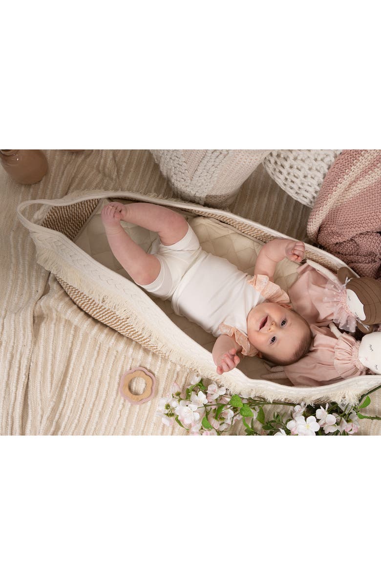 Manière Flutter Sleeve Top & Shorts Set, Alternate, color, White