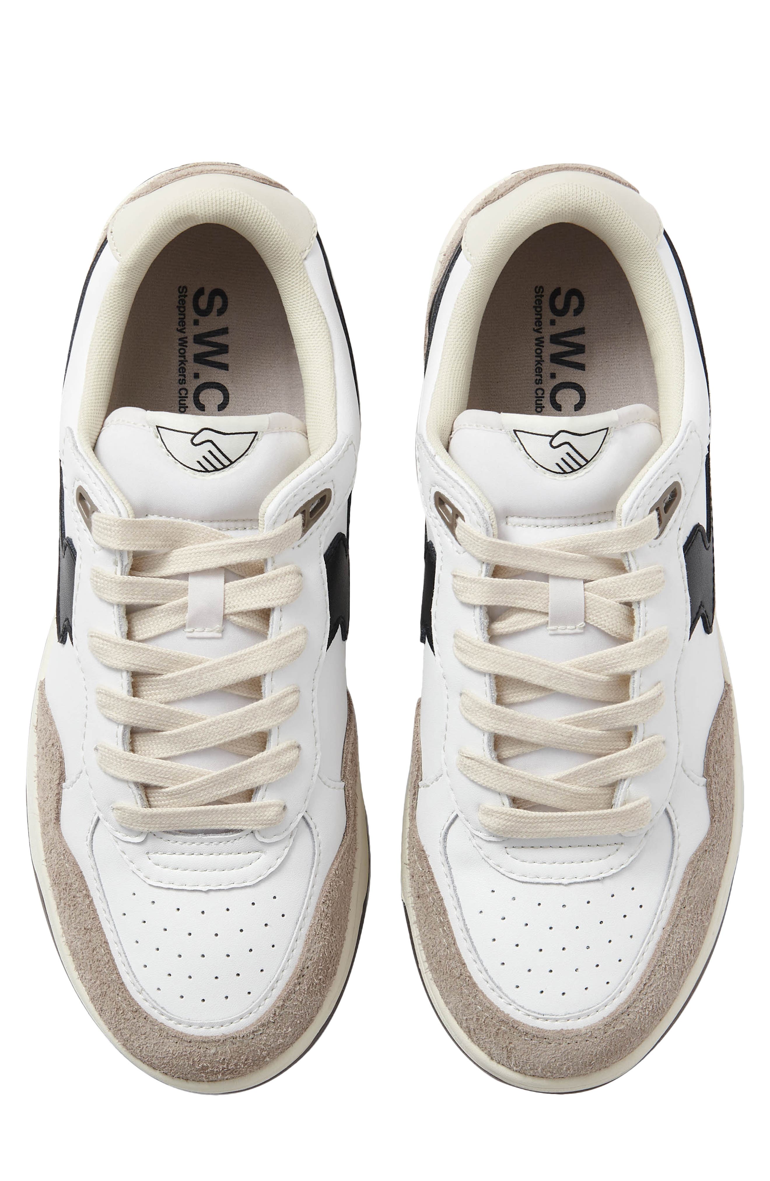 STEPNEY WORKERS CLUB Pro Cup S-Strike 01 Suede Sneaker, Alternate, color, Winter White