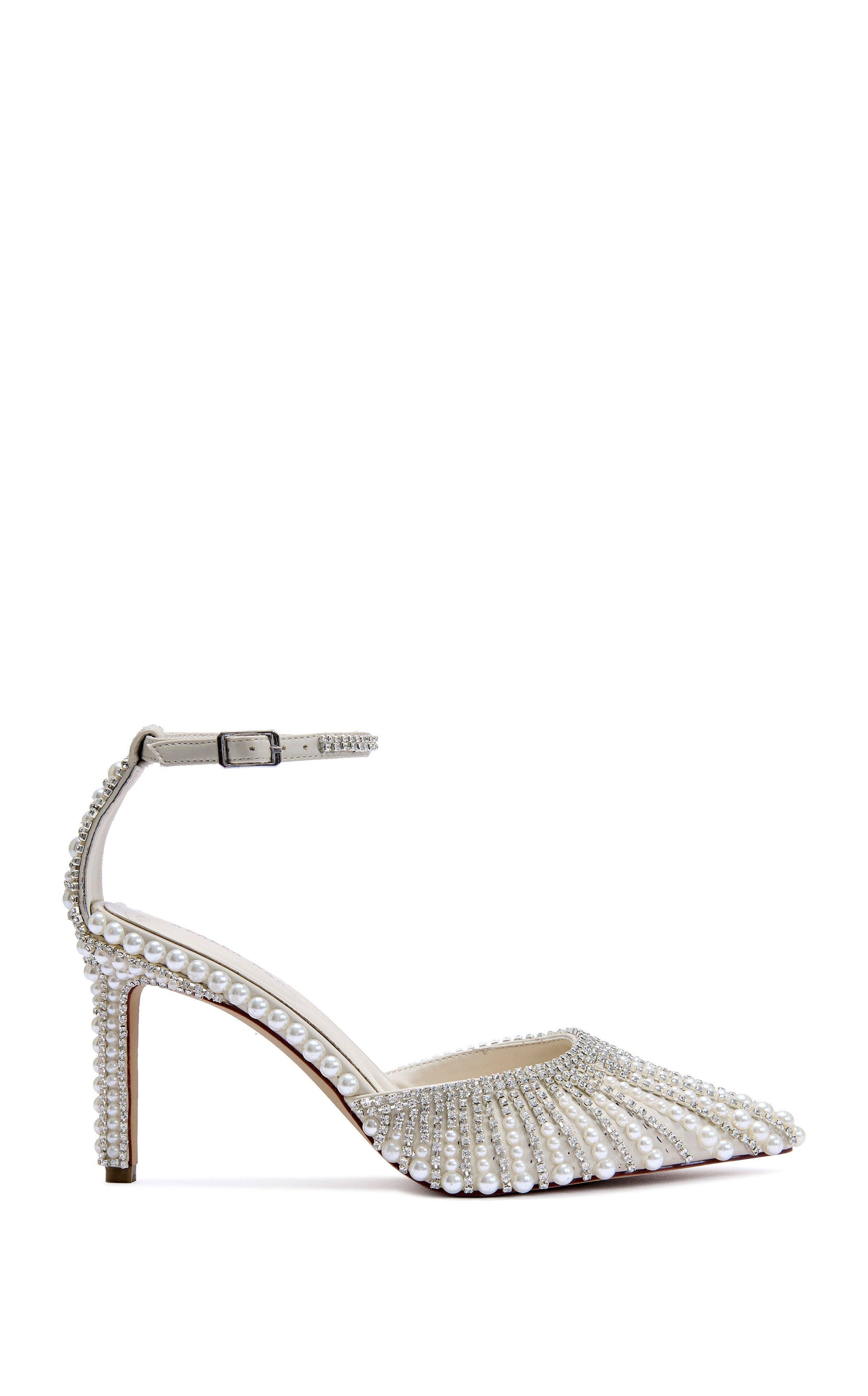 AZALEA WANG Davina Stiletto Pump, Main, color, Ivory