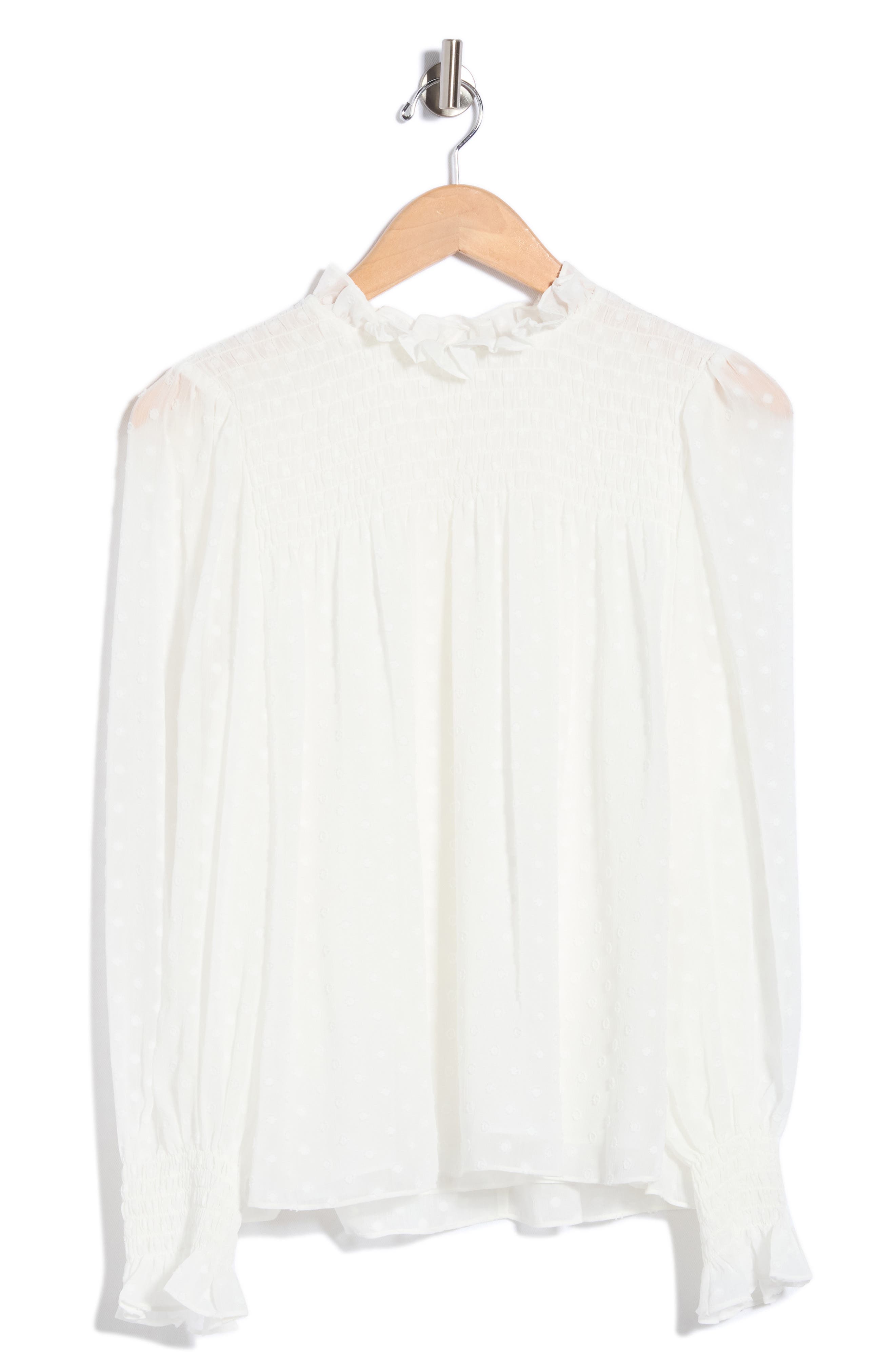 Clip Dot Long Sleeve Top